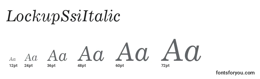 LockupSsiItalic Font Sizes