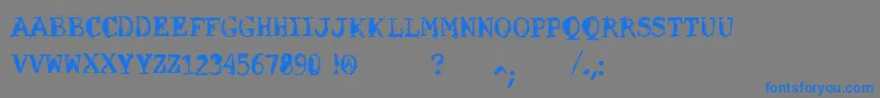 VtksSolucaoCriativa Font – Blue Fonts on Gray Background