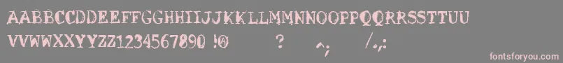 VtksSolucaoCriativa Font – Pink Fonts on Gray Background