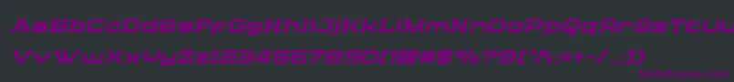 Cydoniacenturyboldital Font – Purple Fonts on Black Background