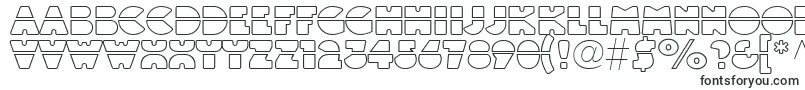 Шрифт Linotypeblackwhiteoutlinelaser – шрифты для WhatsApp
