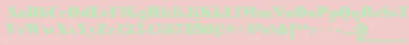 Więcej informacji o czcionce Bodonibrokenglass2Regular Czcionka Bodonibrokenglass2Regular – zielone czcionki na różowym tle