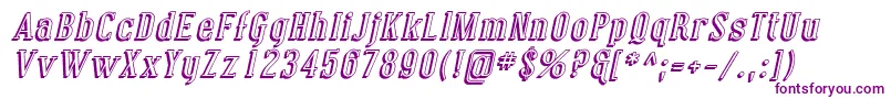 CovingtonShadowItalic Font – Purple Fonts
