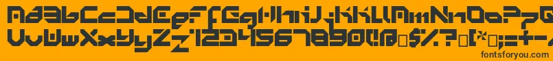 En savoir plus sur la police Minimal0.8 Police Minimal0.8 – polices noires sur fond orange