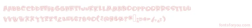 Kidfromhell Font – Pink Fonts on White Background
