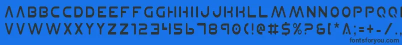 More about PlanetNCondensed Font PlanetNCondensed Font – Black Fonts on Blue Background