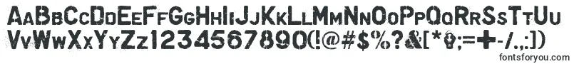 Шрифт Graffiare – разрушенные шрифты