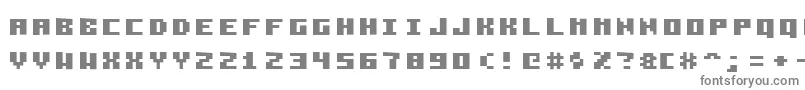 フォントPixelzim3x5Bold – 灰色のフォント