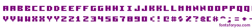 Pixelzim3x5Bold Font – Purple Fonts on White Background