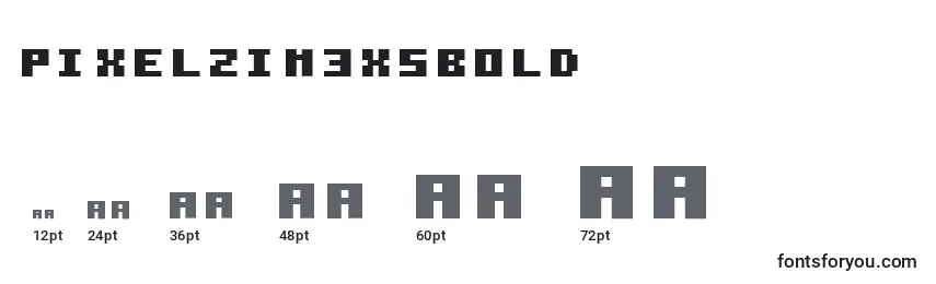 Размеры шрифта Pixelzim3x5Bold