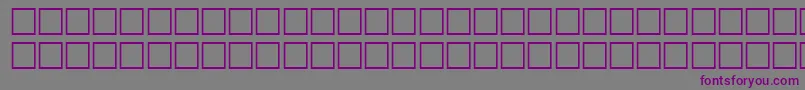 フォントArbNaskh – 紫色のフォント、灰色の背景