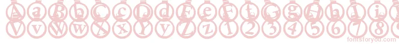 Kerstkaarten Font – Pink Fonts