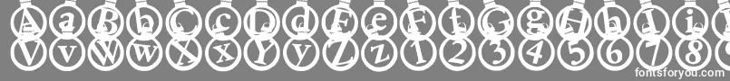 fuente Kerstkaarten – Fuentes Blancas Sobre Fondo Gris