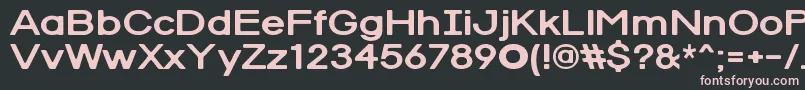 RedRabbit Font – Pink Fonts on Black Background