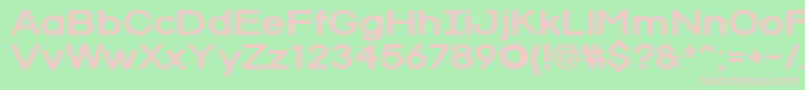 RedRabbit Font – Pink Fonts on Green Background