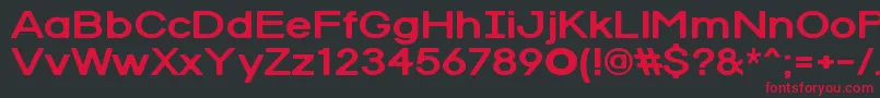 RedRabbit Font – Red Fonts on Black Background
