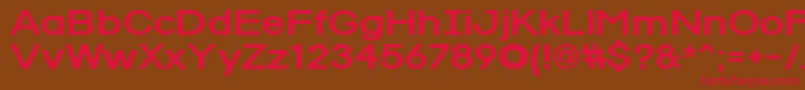 RedRabbit Font – Red Fonts on Brown Background