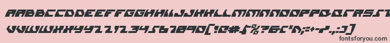 Daedalusci Font – Black Fonts on Pink Background