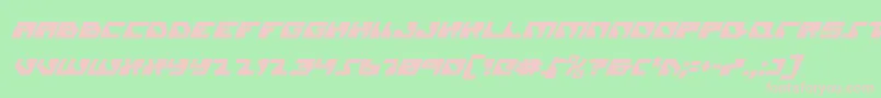 Daedalusci Font – Pink Fonts on Green Background