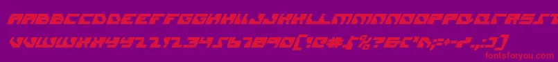 More about Daedalusci Font Daedalusci Font – Red Fonts on Purple Background