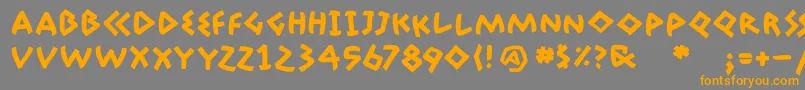 More about AdonisBold Font AdonisBold Font – Orange Fonts on Gray Background