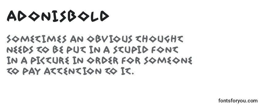 AdonisBold Font