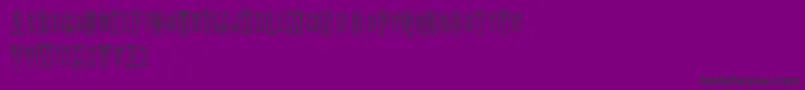 フォントFail – 紫の背景に黒い文字