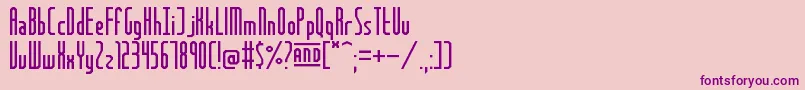 FrankfurtMesse Font – Purple Fonts on Pink Background