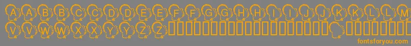 Подробнее о шрифте LmsTurkeyDay Шрифт LmsTurkeyDay – оранжевые шрифты на сером фоне