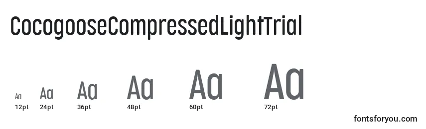 CocogooseCompressedLightTrial Font Sizes