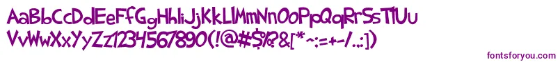SharkRandomFunnyness-fontti – violetit fontit