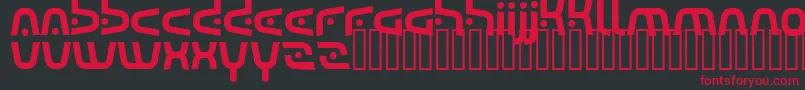 Airswing Font – Red Fonts on Black Background