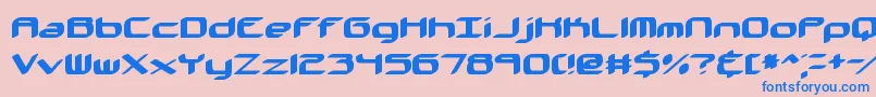 KinkaidBrk Font – Blue Fonts on Pink Background