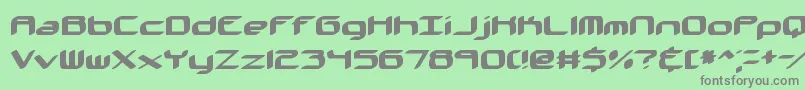 KinkaidBrk Font – Gray Fonts on Green Background