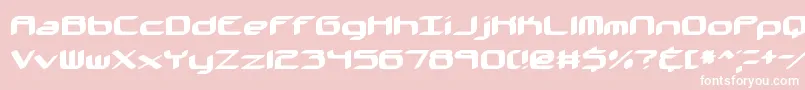 KinkaidBrk Font – White Fonts on Pink Background