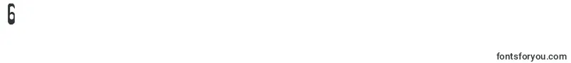DurangoNormal Font – Fonts for Digit 6