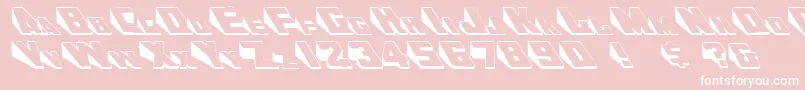 DoorjamRegular Font – White Fonts on Pink Background