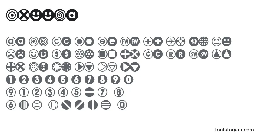 Шрифт Bullba – алфавит, цифры, специальные символы