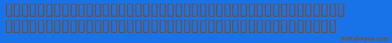 NewBird Font – Brown Fonts on Blue Background