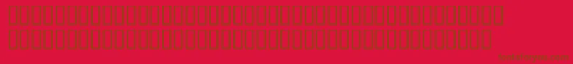 NewBird Font – Brown Fonts on Red Background