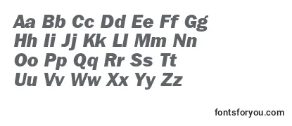 FranklinGothicItcHeavyItalicBt Font