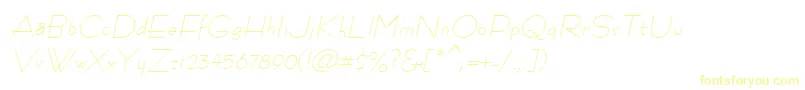 Подробнее о шрифте RamoseOblique Шрифт RamoseOblique – жёлтые шрифты