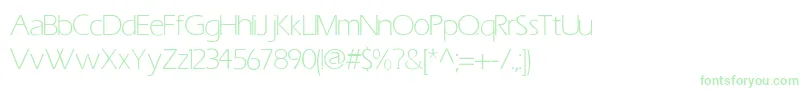 ErasLightLight Font – Green Fonts on White Background