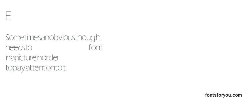 ErasLightLight Font