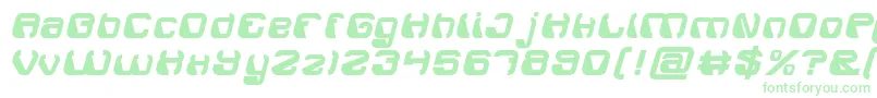 ElectroMagnetBold Font – Green Fonts on White Background