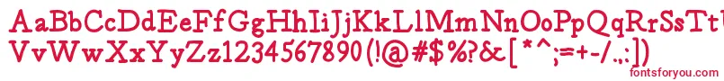 Postage Font – Red Fonts