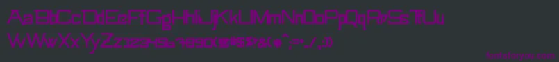 Шрифт SwingarmyoriMedium – фиолетовые шрифты на чёрном фоне