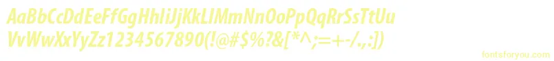MyriadproBoldcondit Font – Yellow Fonts
