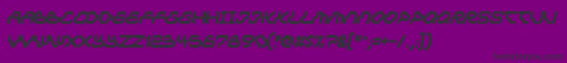 Dream Font – Black Fonts on Purple Background