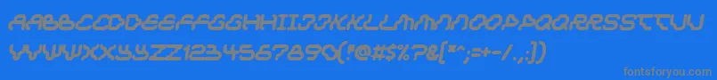 fuente Dream – Fuentes Grises Sobre Fondo Azul